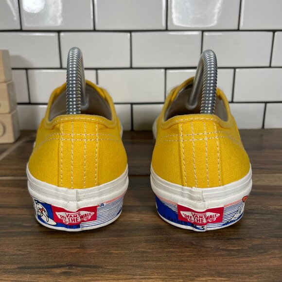 Vans Authentic 44 DX Anaheim Factory Mens Sz 7.5 Shoes Yellow Scene AW Sneakers main image 13
